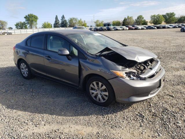 2012 Honda Civic VIN 19XFB2F59CE361872 Copart auction photo, front end damage thumbnail 4