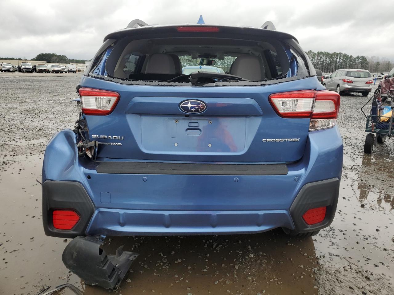 2018 Subaru XV VIN JF2GTAMC9JH277282 Copart auction photo, rear end / side damage thumbnail 6