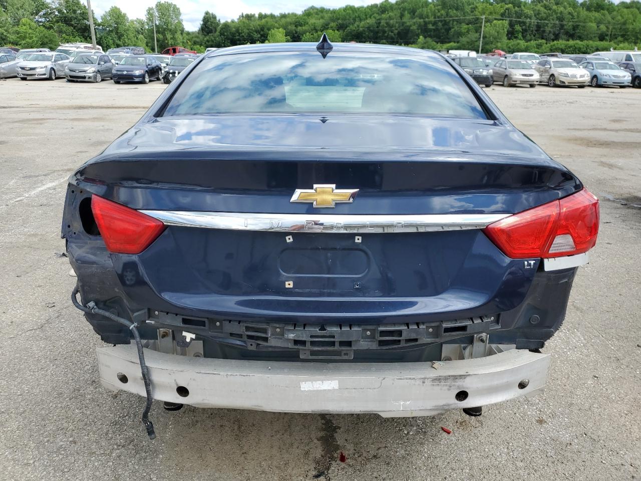 2015 Chevrolet Impala VIN 2G1125S30F9190960 Copart auction photo, side / rear end damage thumbnail 6