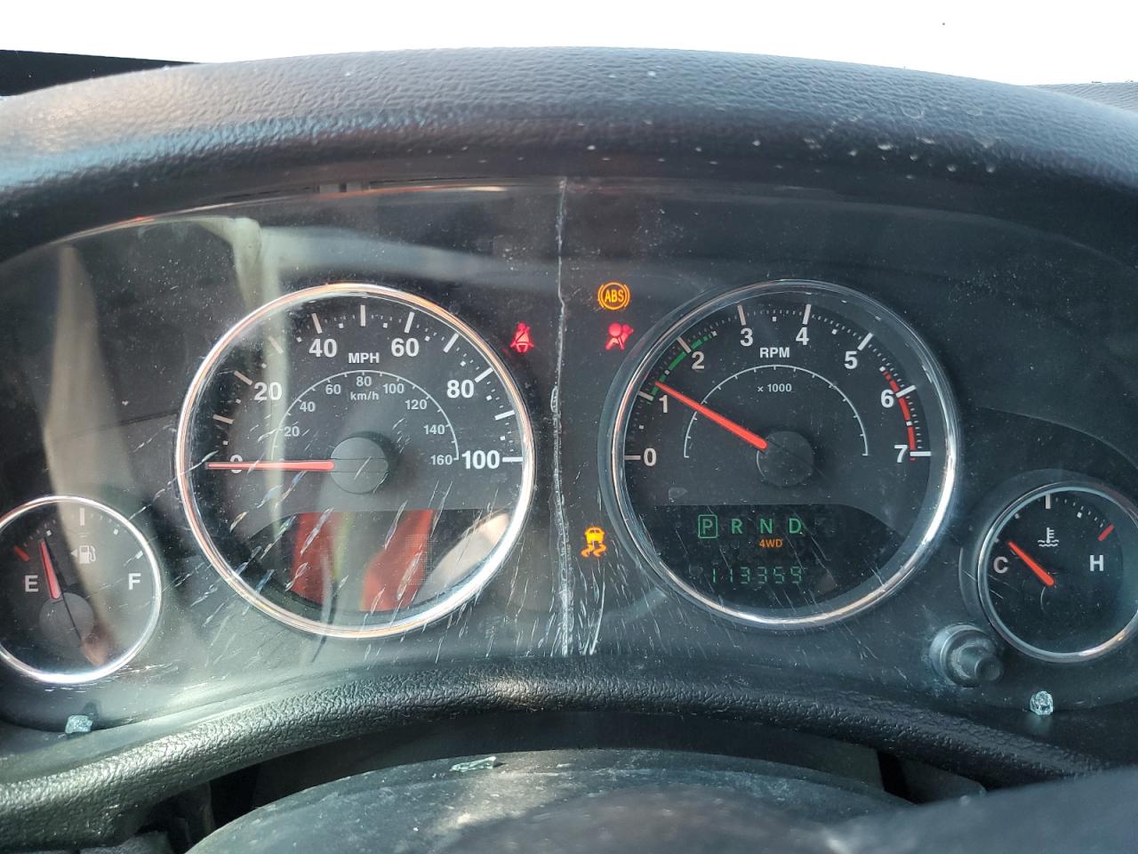 2011 Jeep Wrangler VIN 1J4BA3H17BL554443 Copart auction photo, front end / top/roof damage thumbnail 9