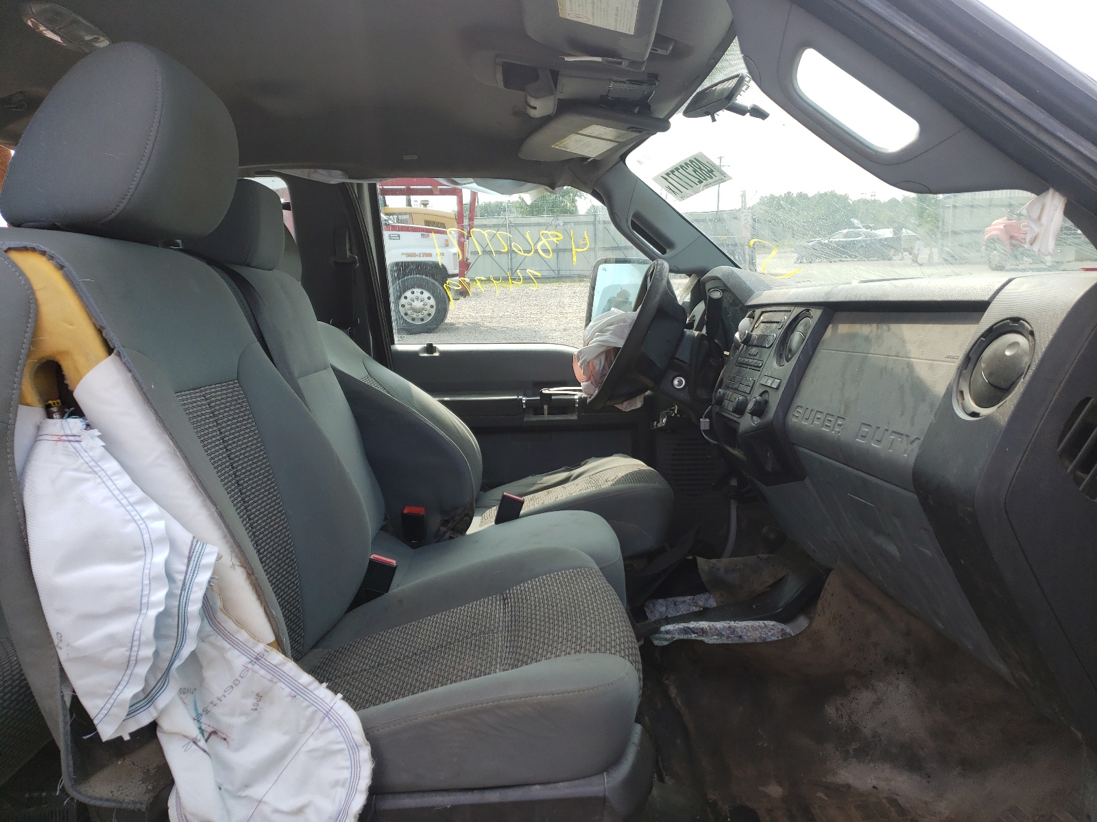 2013 Ford F250 VIN 1FD7X2B66DEA24301 Copart auction photo, front end / side damage thumbnail 5