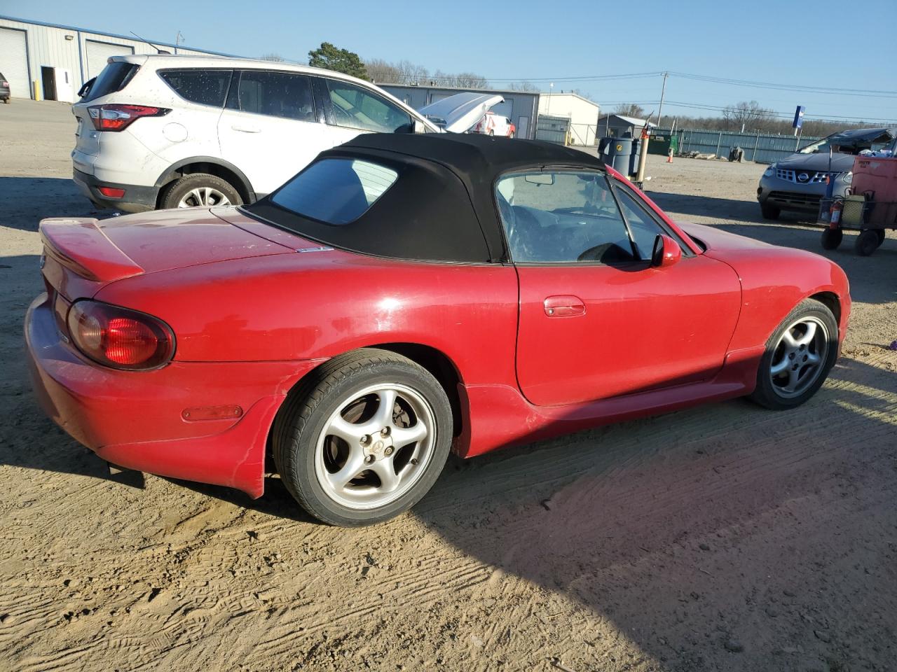 2002 Mazda MX-5 VIN JM1NB353720233560 Copart auction photo, rear end / minor dent/scratches damage thumbnail 3