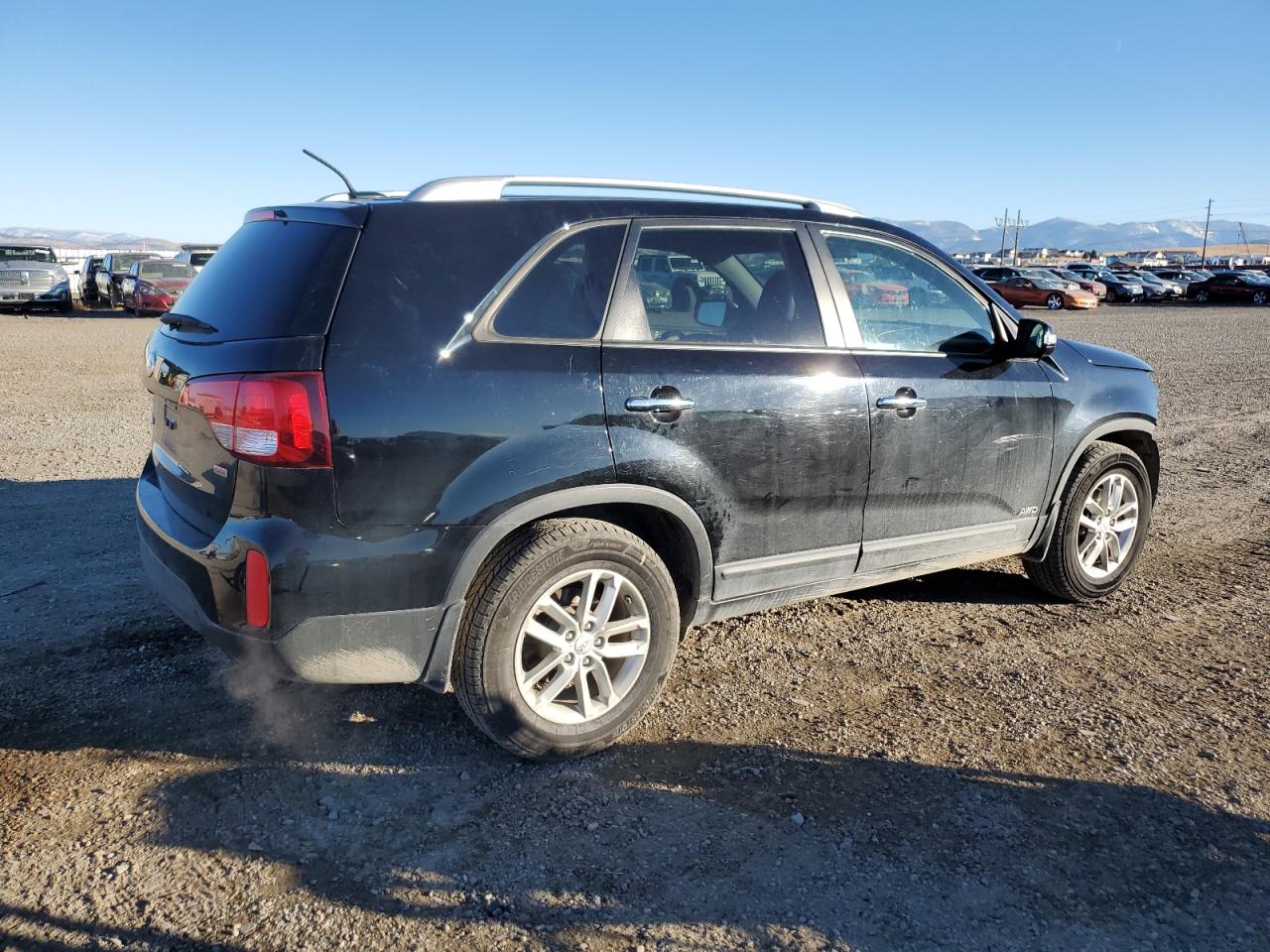 2014 KIA Sorento VIN 5XYKTDA71EG536766 Copart auction photo, front end / minor dent/scratches damage thumbnail 3