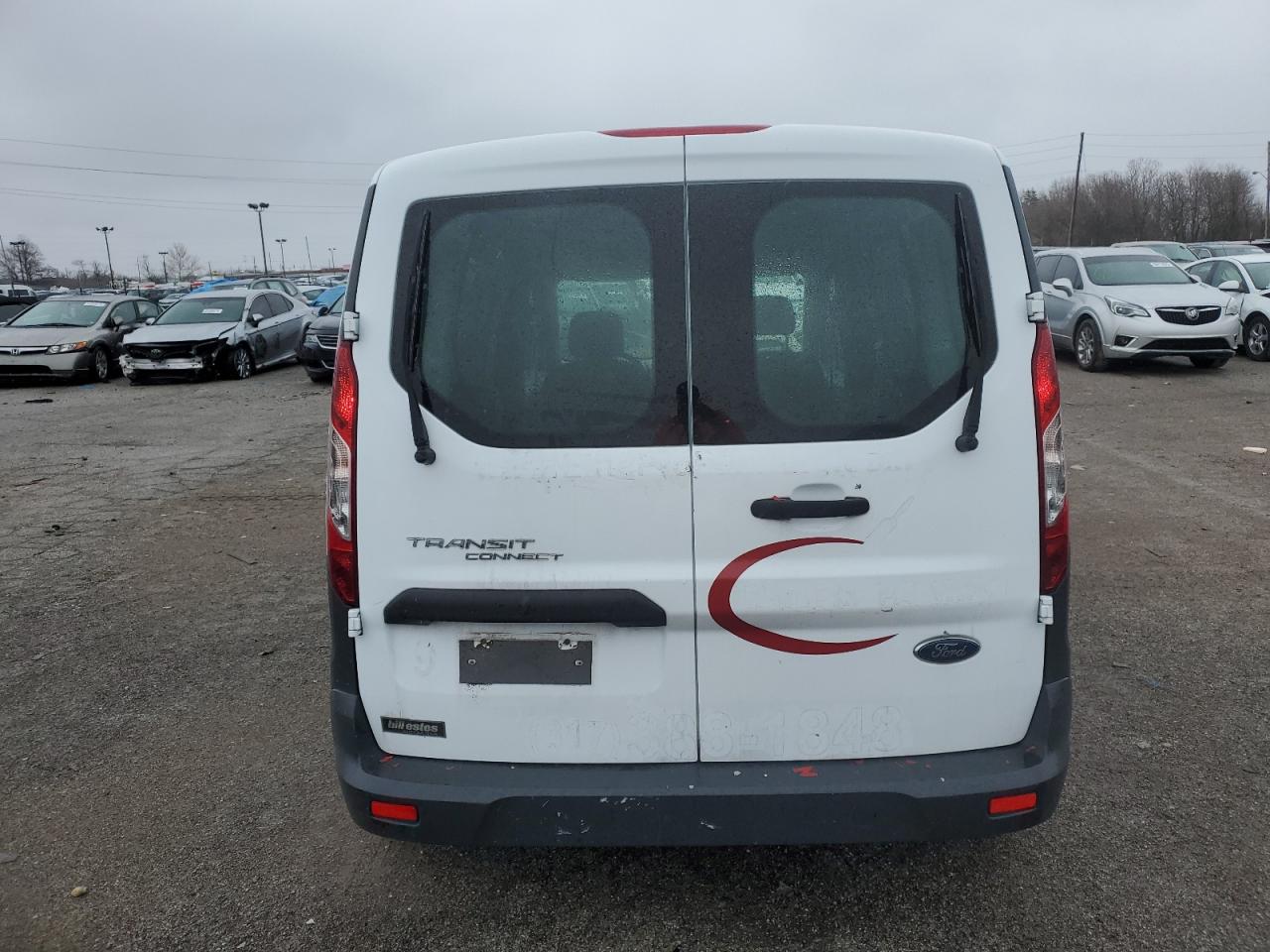 2018 Ford Transit VIN NM0LS7E7XJ1341288 Copart auction photo, front end / minor dent/scratches damage thumbnail 6