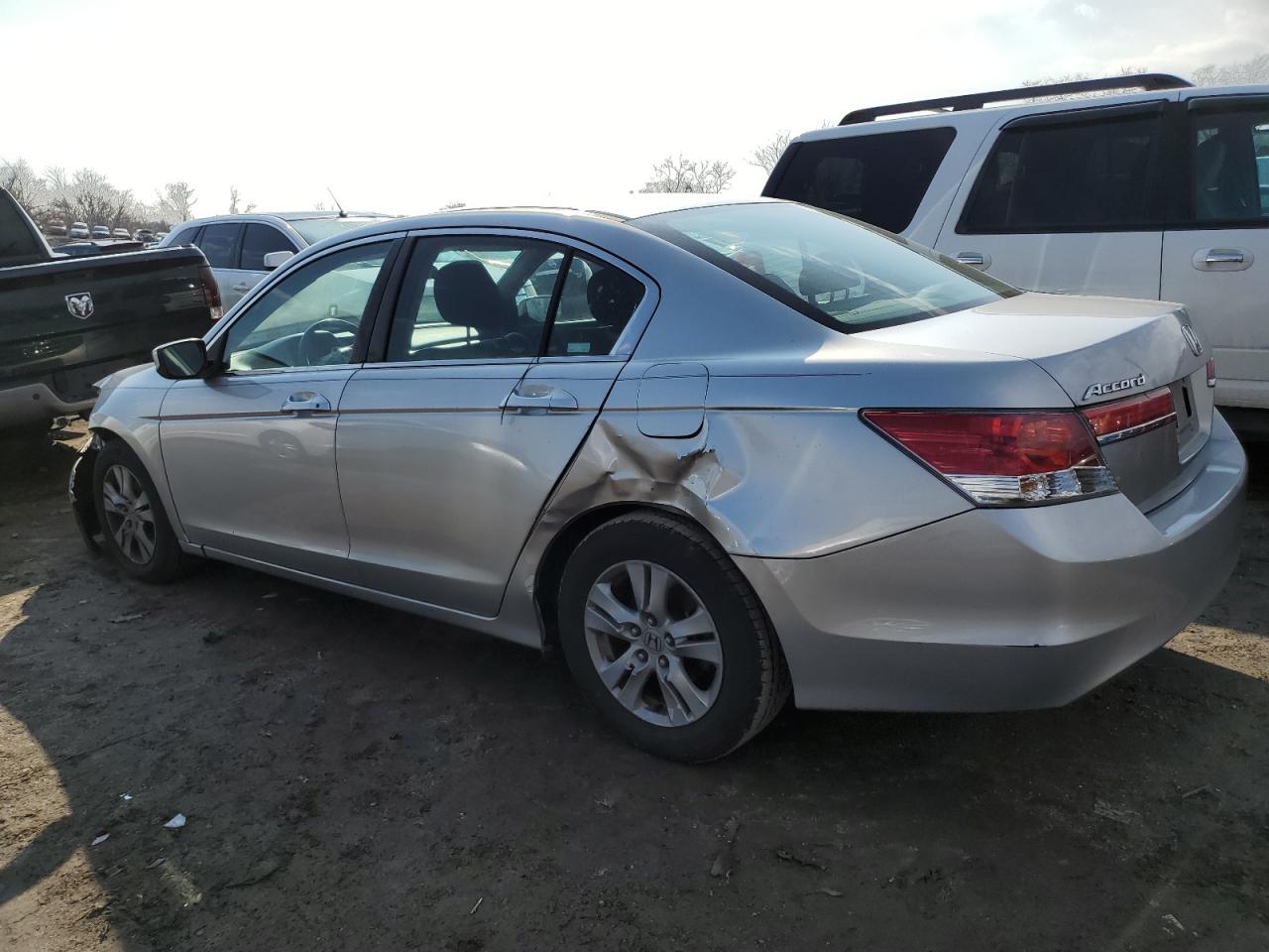2011 Honda Accord VIN 1HGCP2F47BA033705 Copart auction photo, front end / rear end damage thumbnail 2