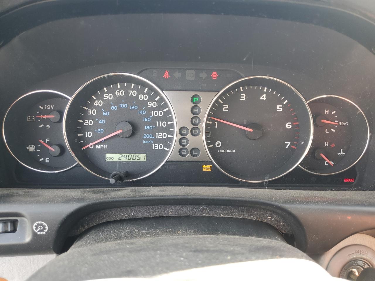2003 Toyota Land Cruiser VIN JTEHT05JX32035080 Copart auction photo, front end damage thumbnail 9