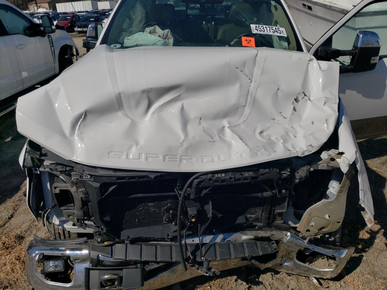 2020 Ford F350 VIN 1FT8W3DT0LED56835 Copart auction photo, front end / side damage thumbnail 13