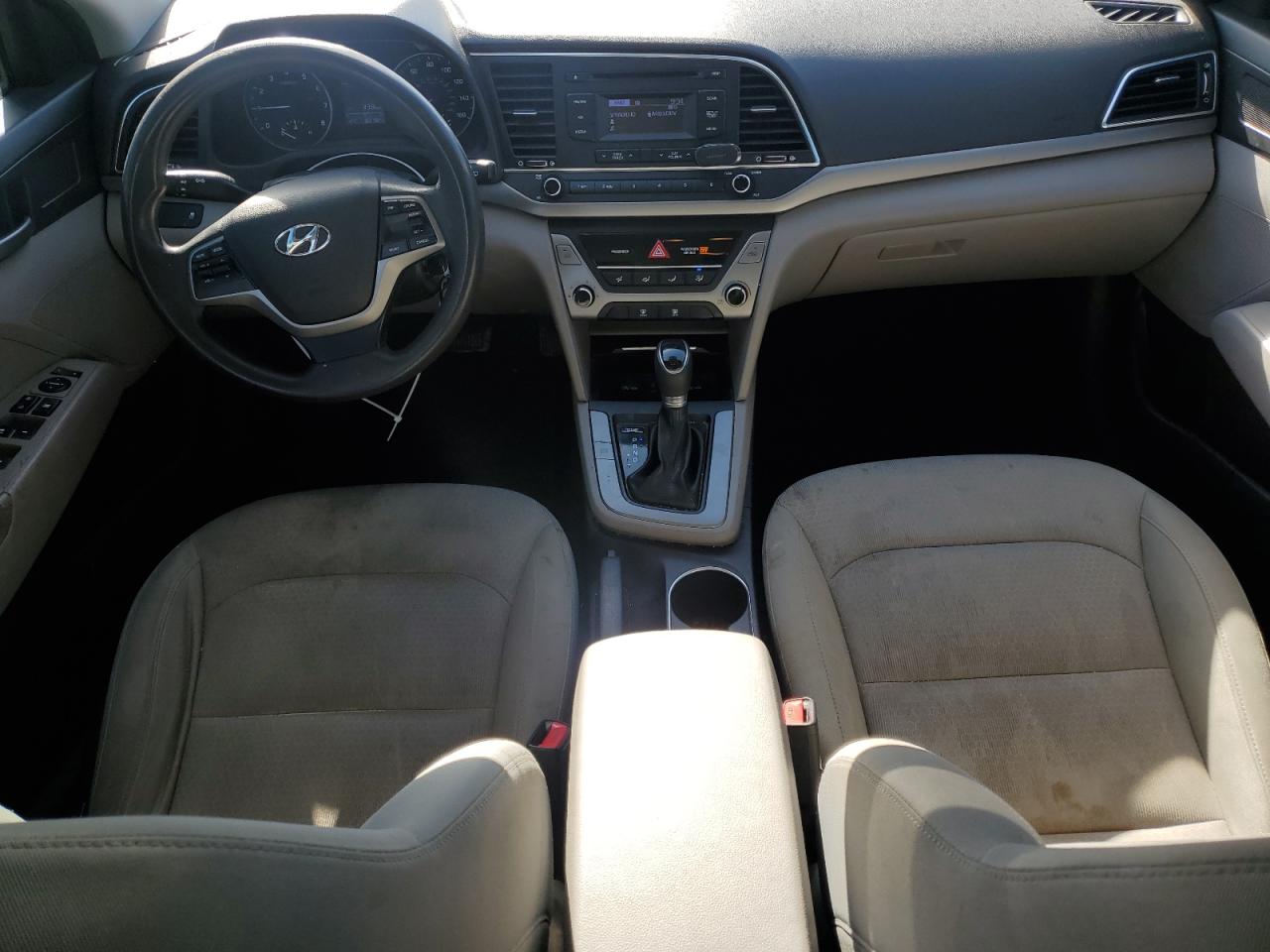 2017 Hyundai Elantra VIN KMHD74LF4HU082867 Copart auction photo, front end damage thumbnail 8