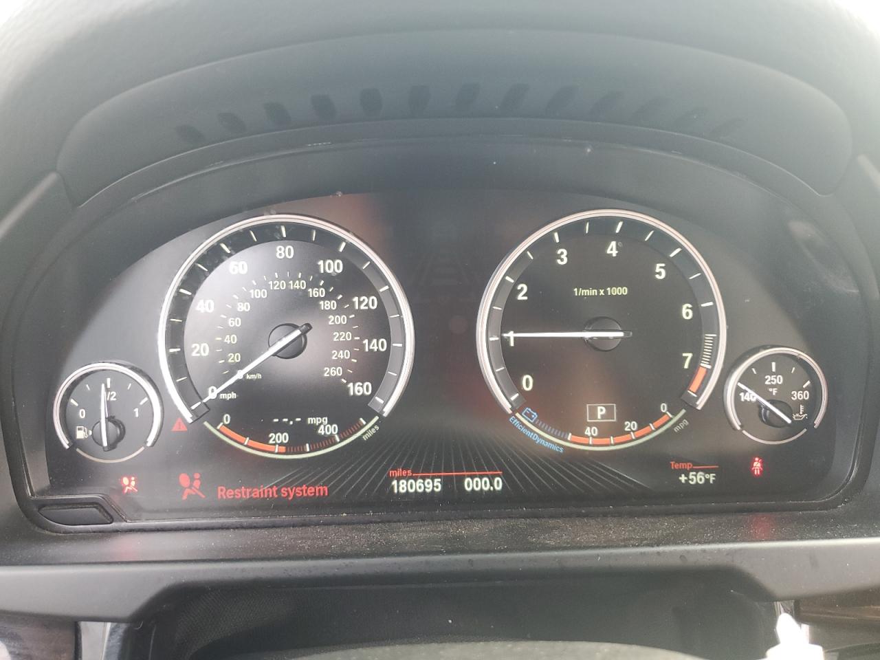 2015 BMW X5 VIN 5UXKR0C5XF0K55977 Copart auction photo, all over damage thumbnail 9