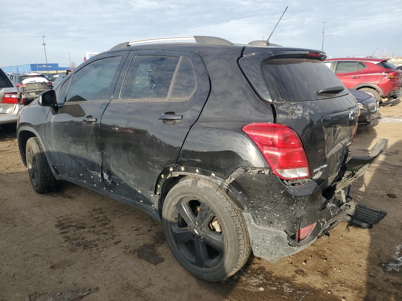 2019 Chevrolet Trax VIN KL7CJRSB5KB810757 Copart auction photo, rear end / side damage thumbnail 2