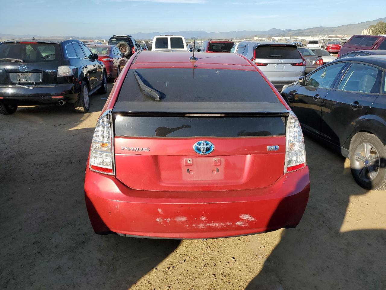2011 Toyota Prius VIN JTDKN3DU9B0277886 Copart auction photo, front end / side damage thumbnail 6