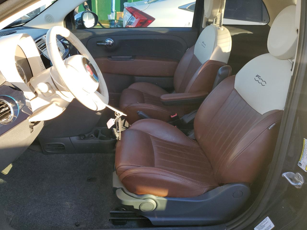 2014 Fiat 500 VIN 3C3CFFCRXET288228 Copart auction photo, rear end damage thumbnail 7