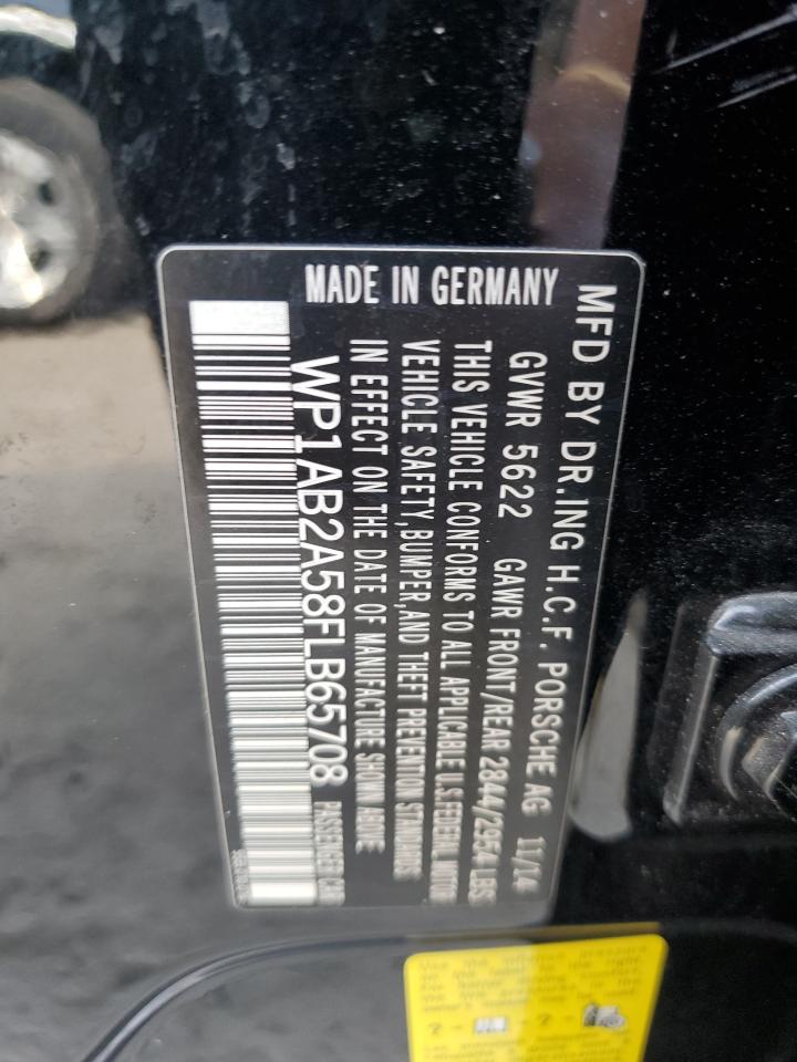 2015 Porsche Macan VIN WP1AB2A58FLB65708 Copart auction photo, minor dent/scratches damage thumbnail 13