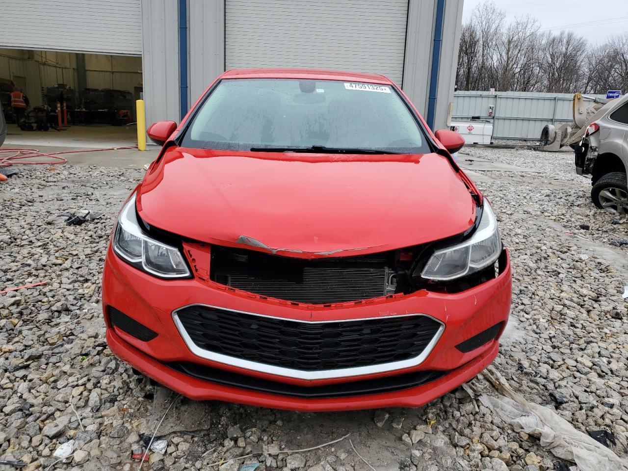 2018 Chevrolet Cruze VIN 1G1BC5SM0J7237747 Copart auction photo, front end / side damage thumbnail 5
