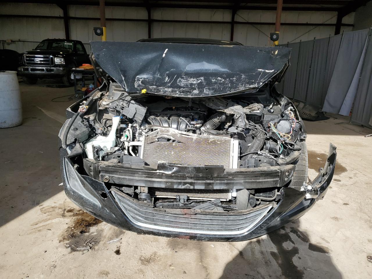 2015 Hyundai Elantra VIN KMHDH4AE3FU283972 Copart auction photo, front end / side damage thumbnail 5