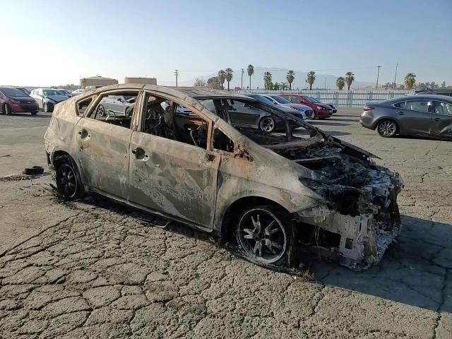 2014 Toyota Prius VIN JTDKN3DU6E1803468 Copart auction photo, burn damage thumbnail 11