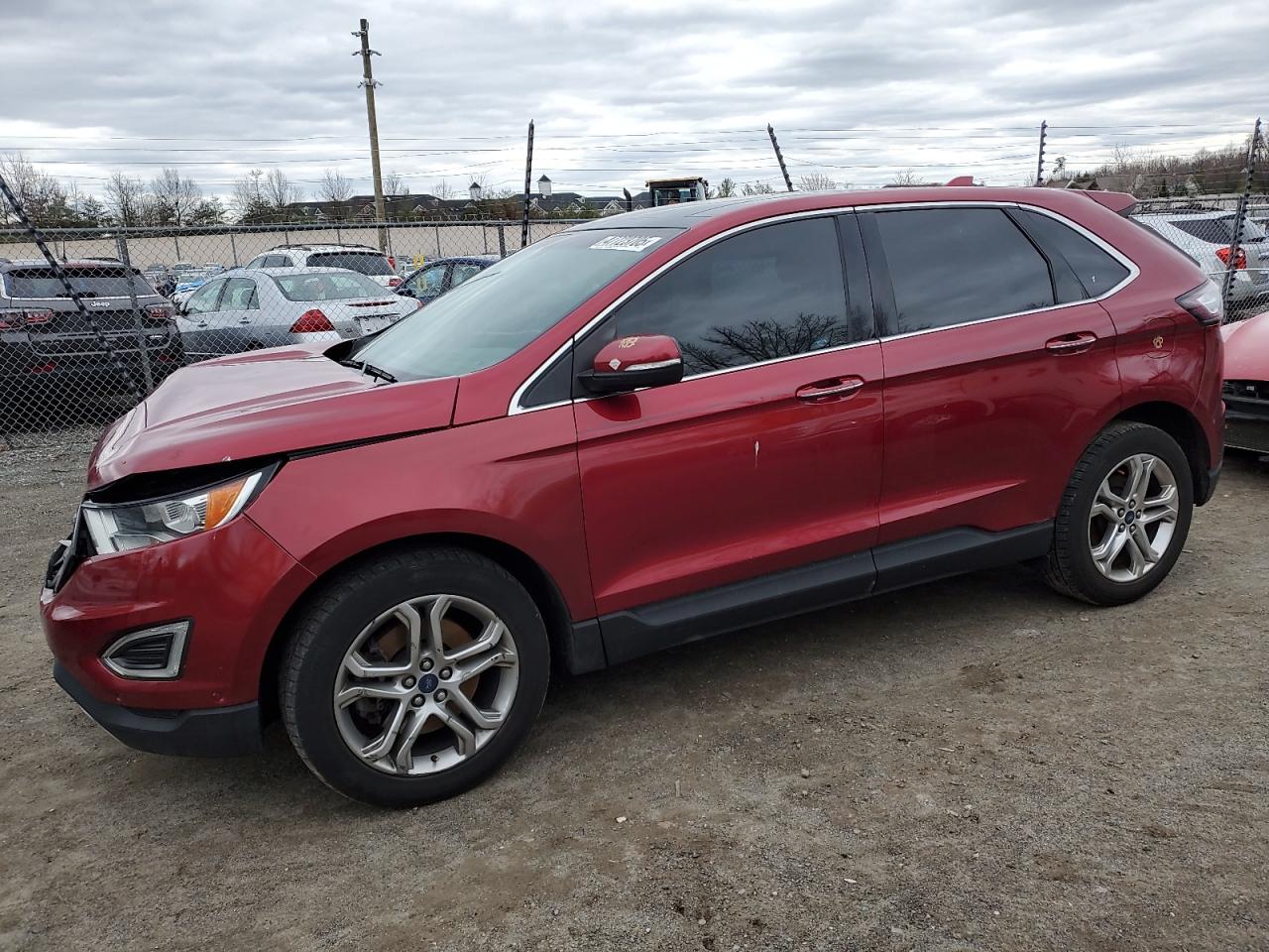 2015 Ford Edge VIN 2FMTK4K84FBB00221