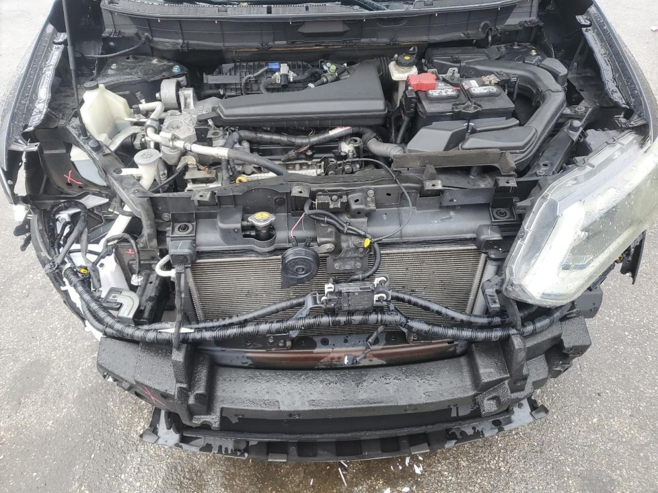 2017 Nissan Rogue VIN 5N1AT2MN7HC857953 Copart auction photo, front end / side damage thumbnail 12