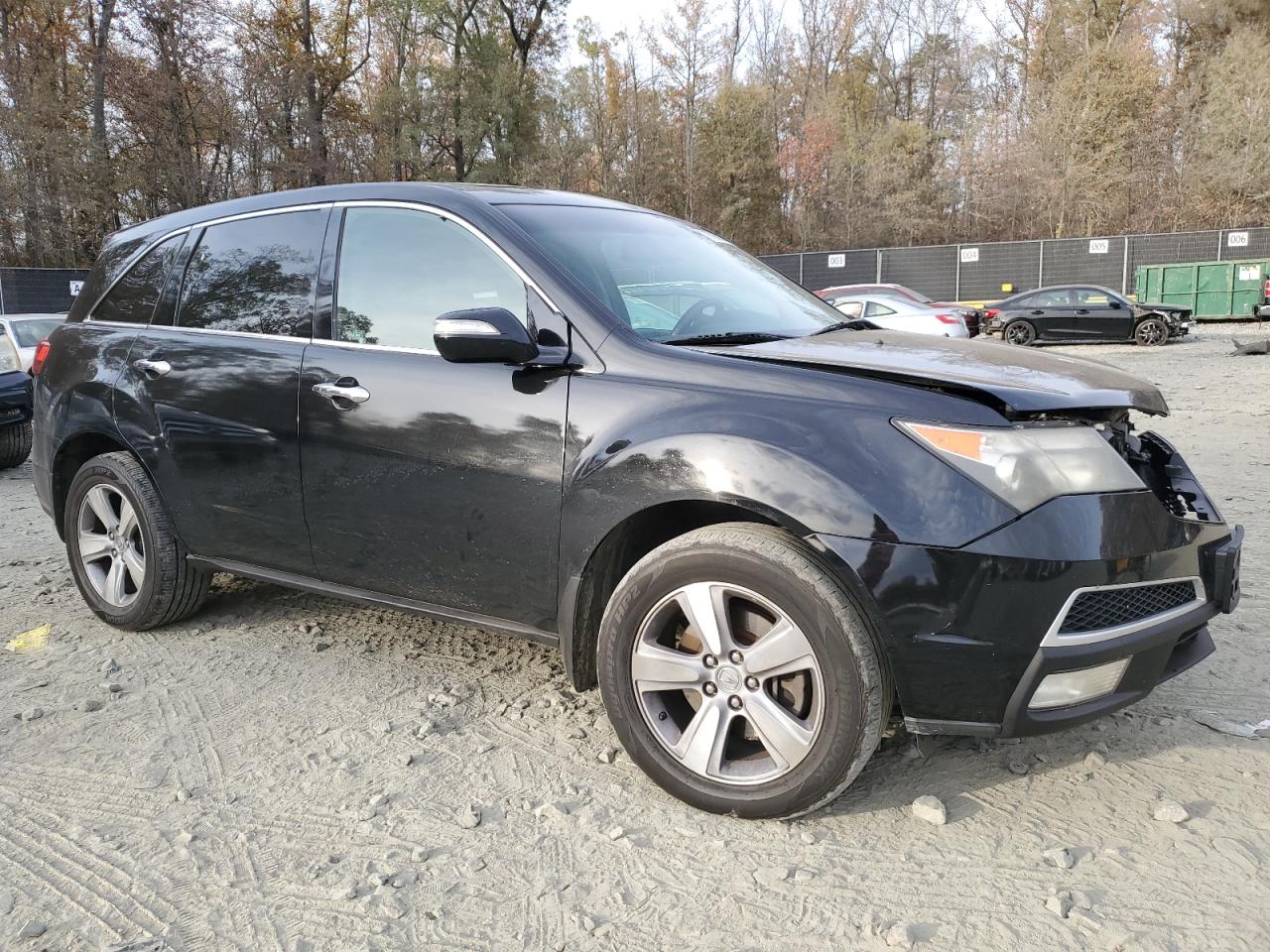 2011 Acura MDX VIN 2HNYD2H20BH527893 Copart auction photo, front end damage thumbnail 4
