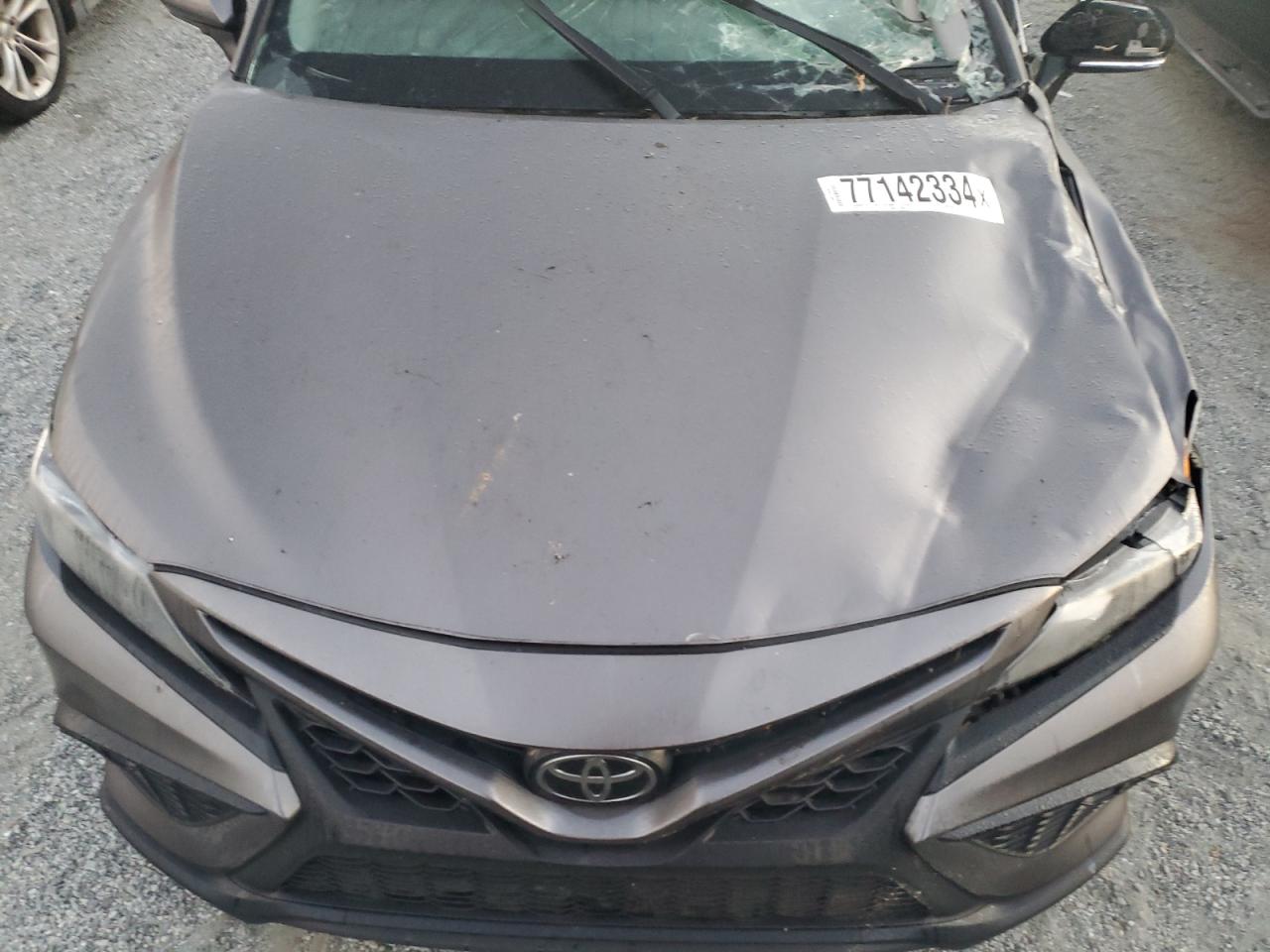 2022 Toyota Camry VIN 4T1G11AK3NU637638 Copart auction photo, top/roof / all over damage thumbnail 11