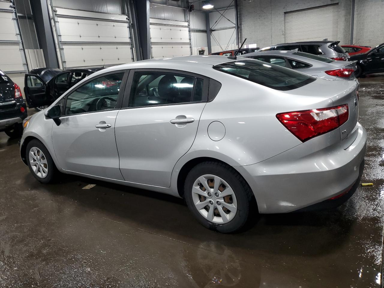2017 KIA Rio VIN KNADM4A39H6050858 Copart auction photo, front end / side damage thumbnail 2