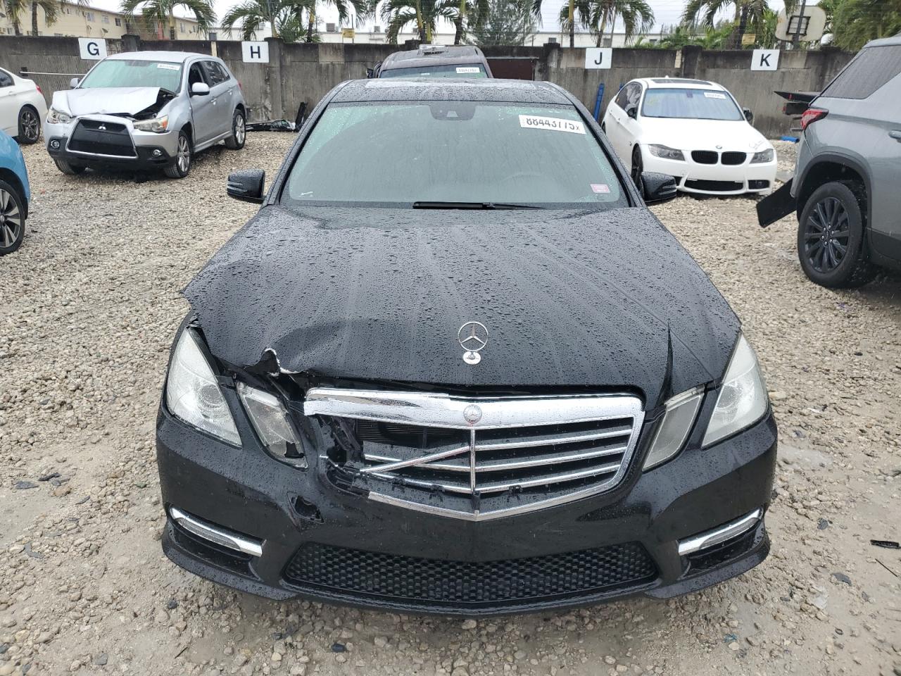 2013 Mercedes-Benz E-klasse VIN WDDHF5KBXDA755627 Copart auction photo, front end damage thumbnail 5