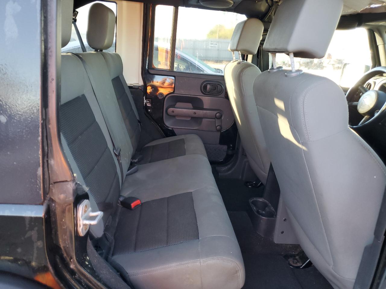 2008 Jeep Wrangler VIN 1J4GB39108L595412 Copart auction photo, top/roof / water/flood damage thumbnail 11