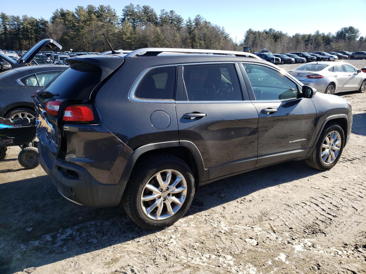 2015 Jeep Grand Cherokee VIN 1C4PJMDS9FW710017 Copart auction photo, rear end / front end damage thumbnail 3