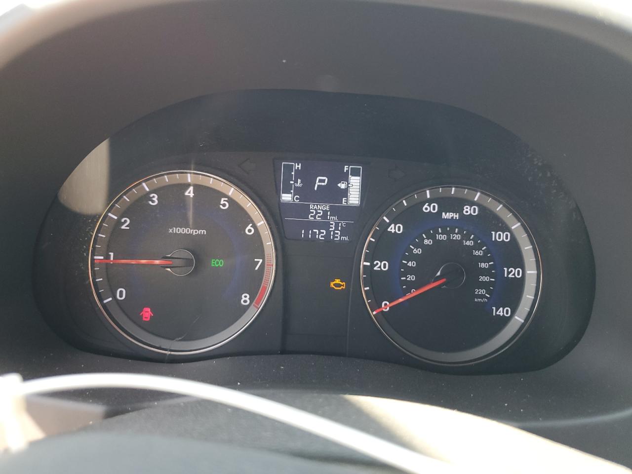 2016 Hyundai Accent VIN KMHCT4AE9GU160754 Copart auction photo, front end / side damage thumbnail 9