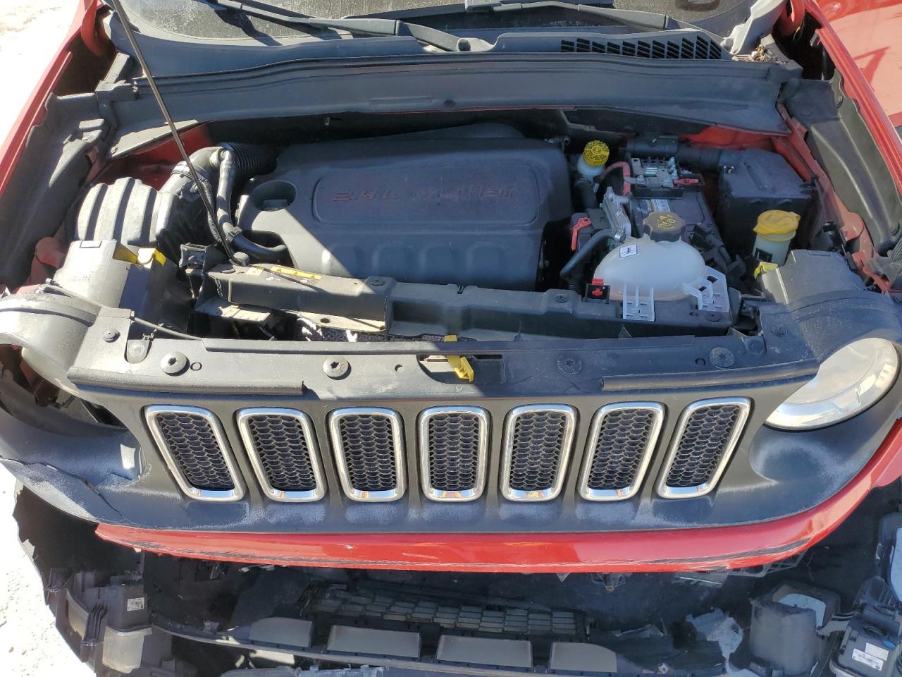 2016 Jeep Renegade VIN ZACCJAAT9GPD73311 Copart auction photo, front end damage thumbnail 12