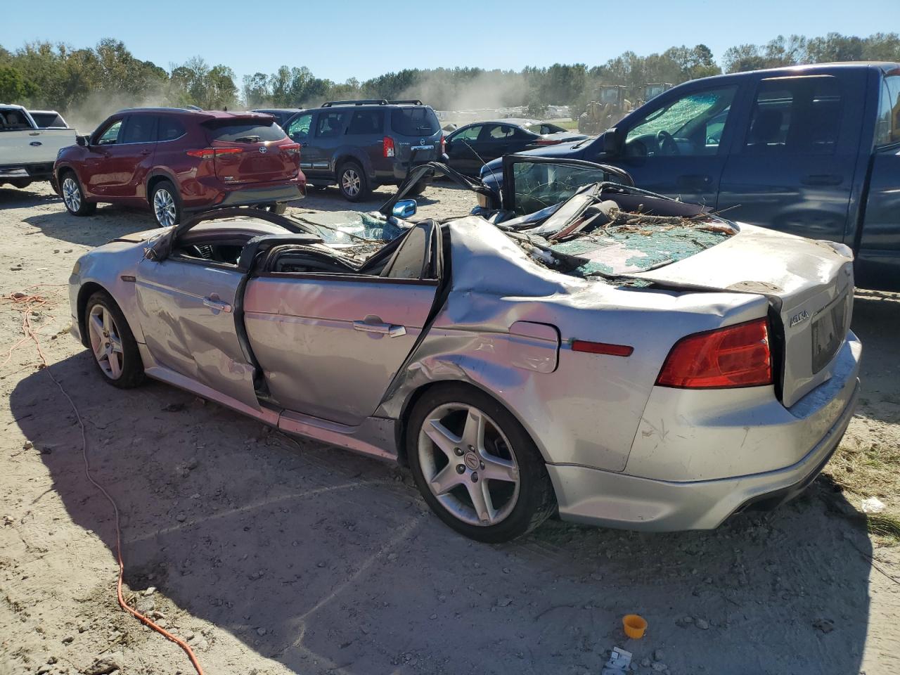 2004 Acura TL VIN 19UUA66294A032330 Copart auction photo, all over damage thumbnail 2