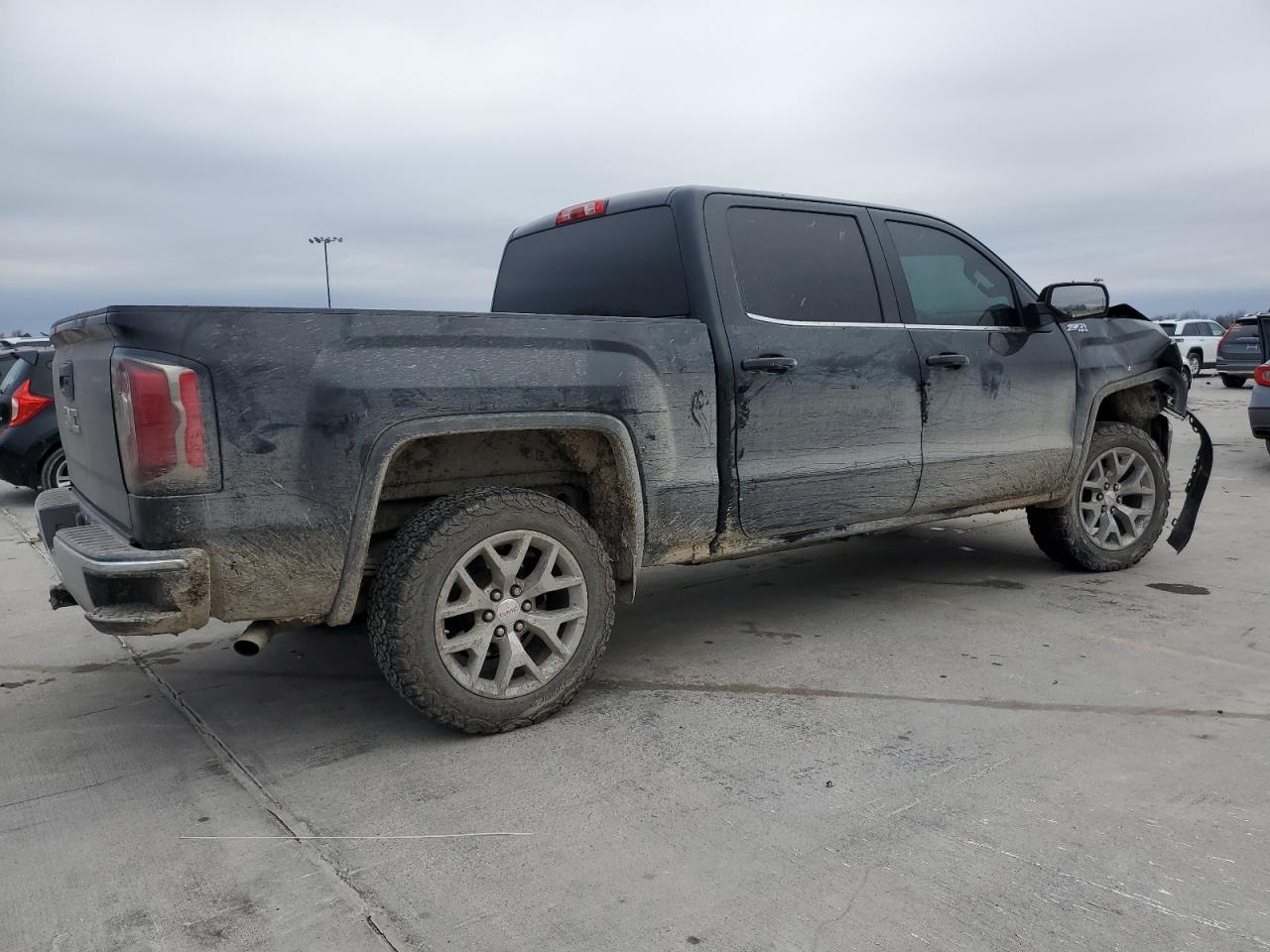 2018 GMC Sierra VIN 3GTU2NEC4JG307115 Copart auction photo, front end / hail damage thumbnail 3