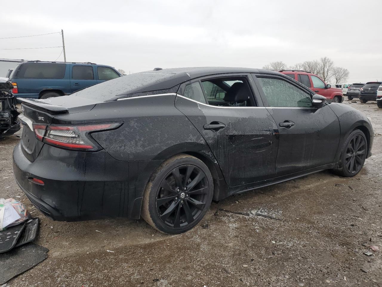 2019 Nissan Maxima VIN 1N4AA6AV9KC380302 Copart auction photo, vandalism / side damage thumbnail 3