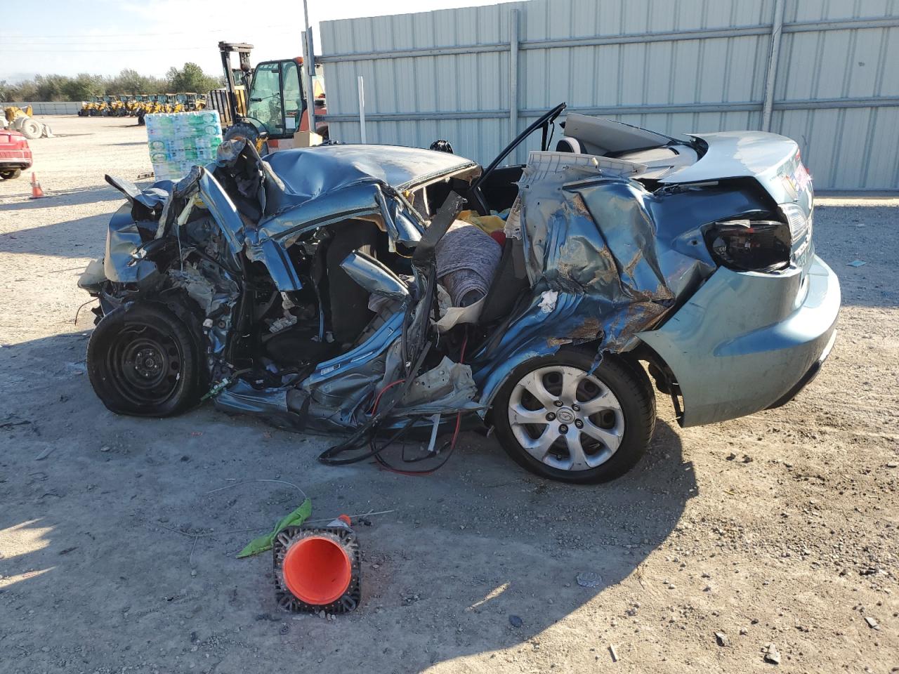 2011 Mazda 3 VIN JM1BL1UFXB1900079 Copart auction photo, all over damage thumbnail 2