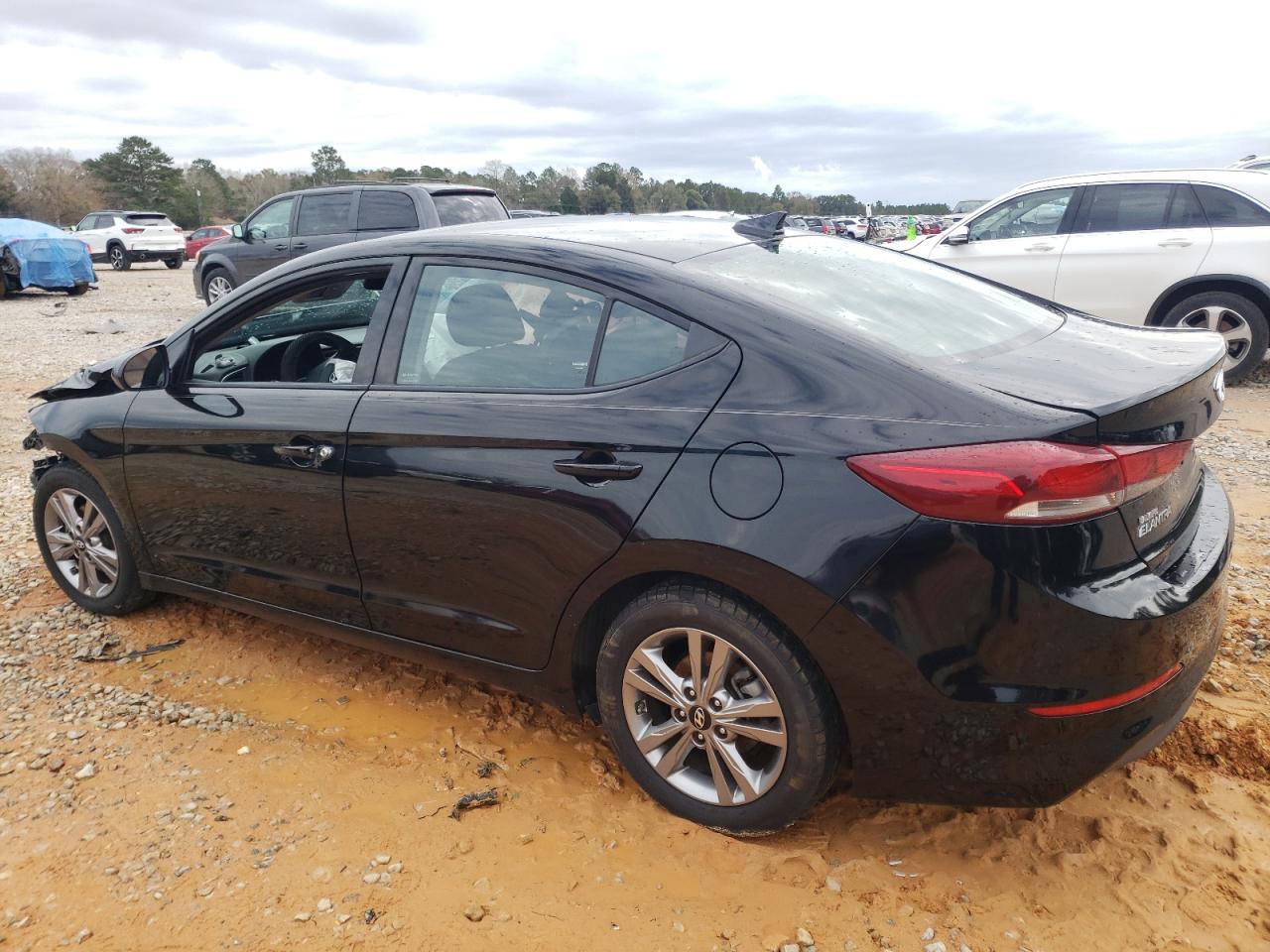 2018 Hyundai Elantra VIN KMHD84LF8JU646118 Copart auction photo, front end damage thumbnail 2