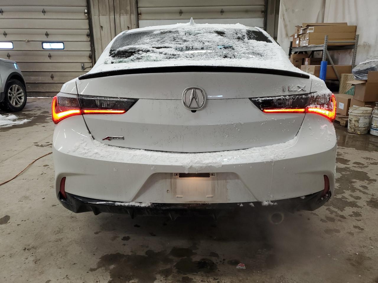 2020 Acura ILX VIN 19UDE2F81LA009110 Copart auction photo, side damage thumbnail 6