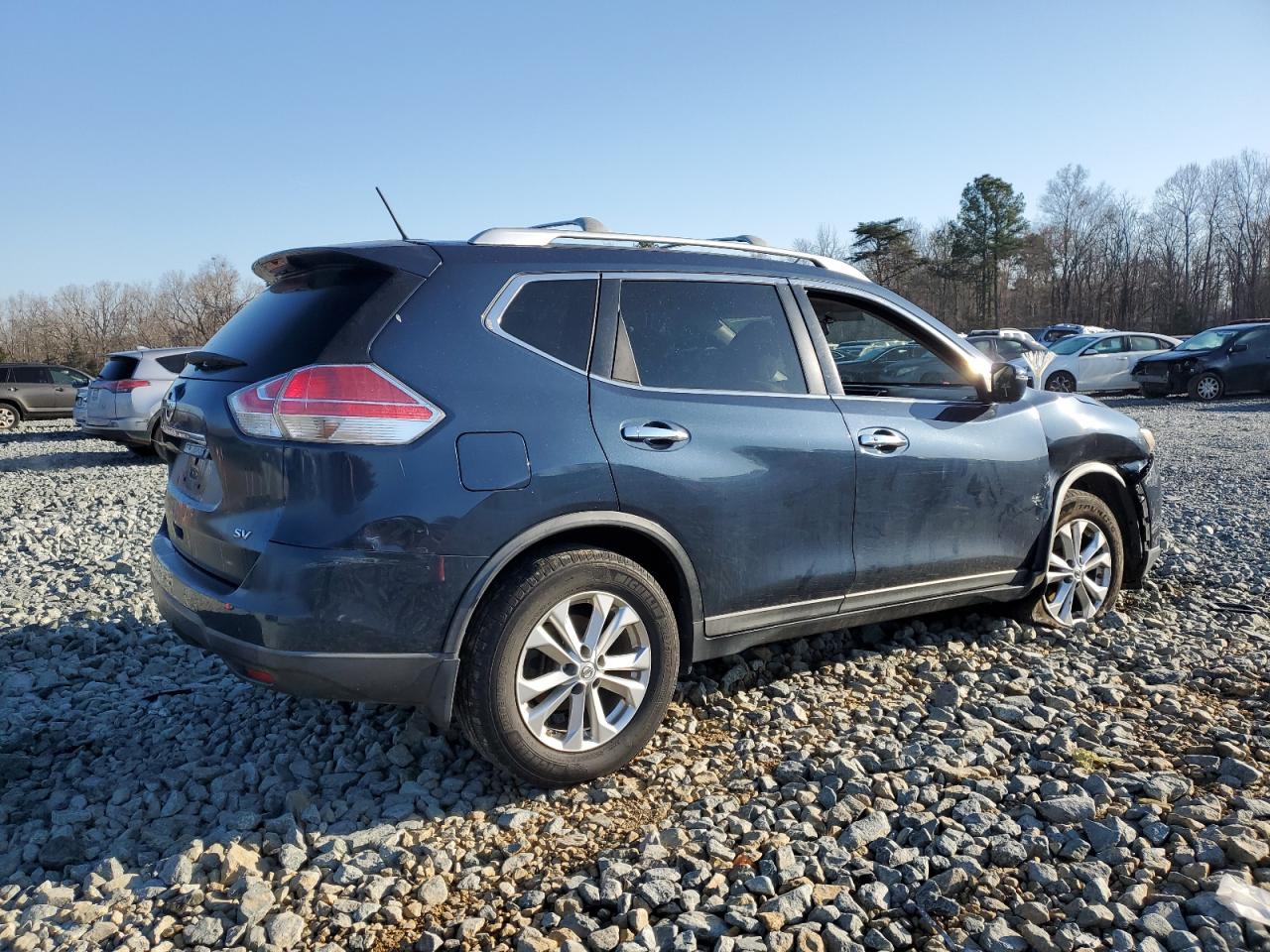 2016 Nissan Rogue VIN KNMAT2MT4GP658787 Copart auction photo, front end / rear end damage thumbnail 3