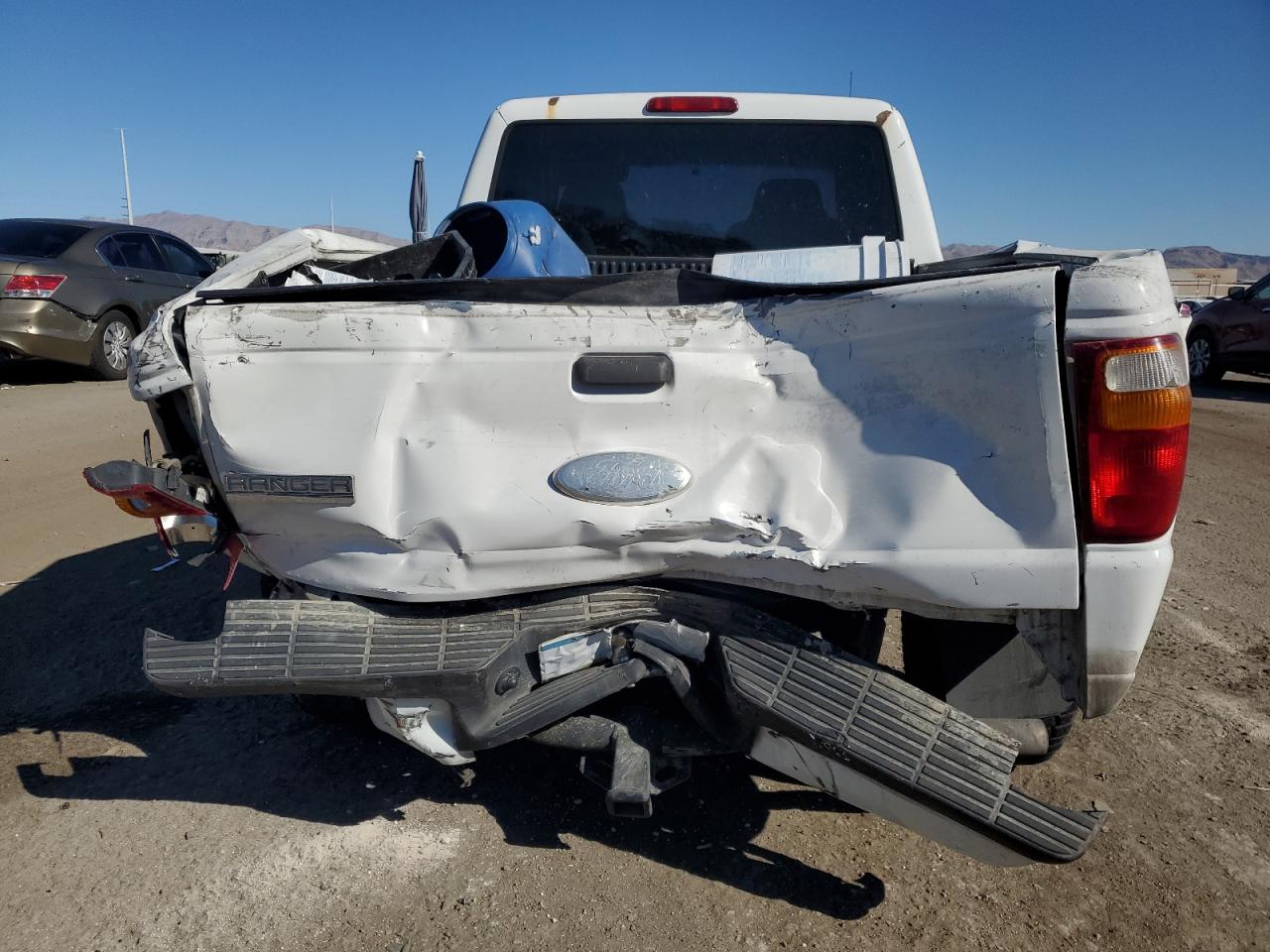 2006 Ford Ranger VIN 1FTYR14U06PA44608 Copart auction photo, rear end damage thumbnail 6