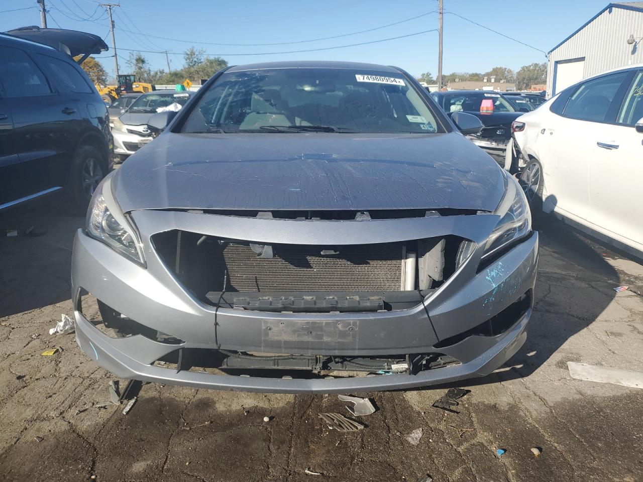 2016 Hyundai Sonata VIN 5NPE24AF9GH362979 Copart auction photo, vandalism / front end damage thumbnail 5