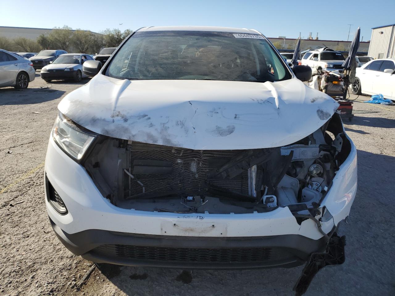 2017 Ford Edge VIN 2FMPK3G90HBC31758 Copart auction photo, front end damage thumbnail 5