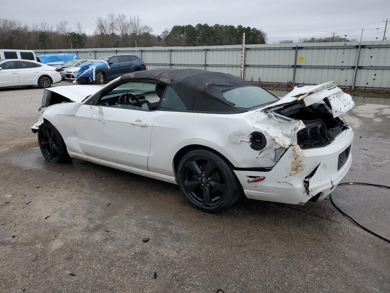 2014 Ford Mustang VIN 1ZVBP8EM9E5249726 Copart auction photo, rollover damage thumbnail 2