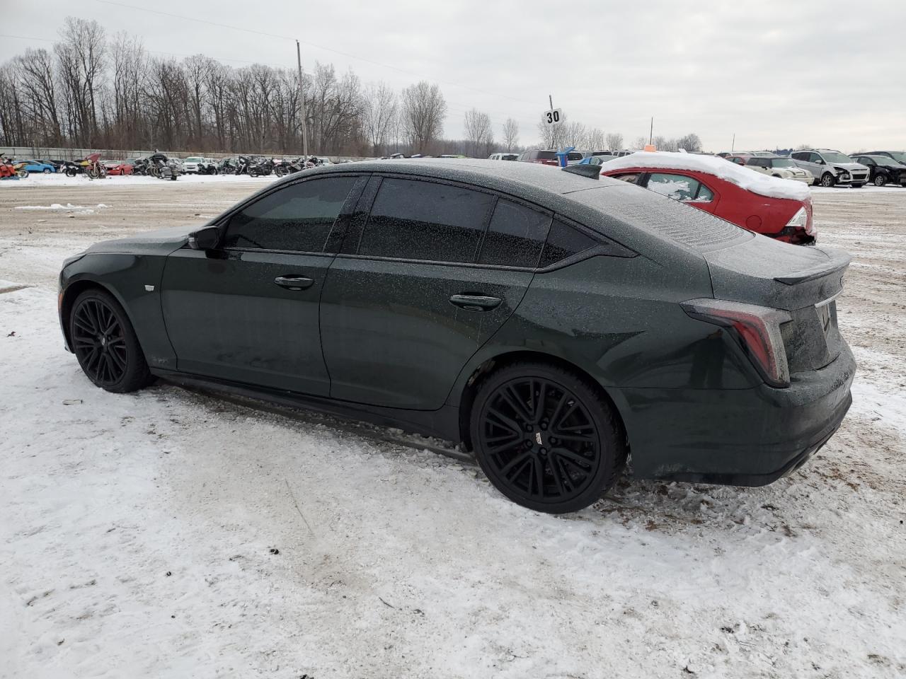 2021 Cadillac CT5 VIN 1G6DU5RK0M0119537 Copart auction photo, front end / rear end damage thumbnail 2