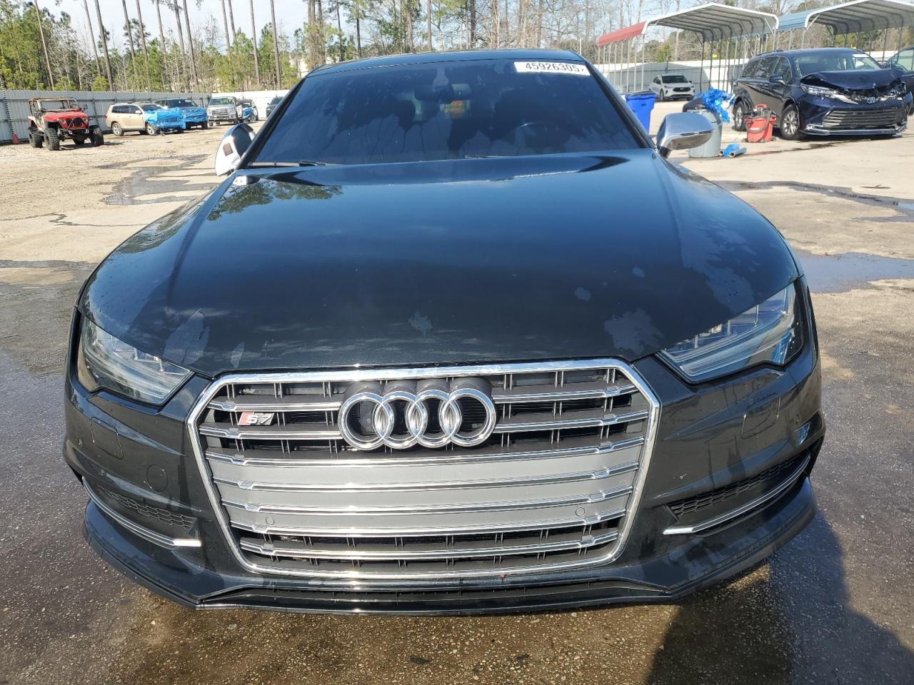 2017 Audi S7 VIN WAUWFAFC9HN033980 Copart auction photo, rear end / side damage thumbnail 5