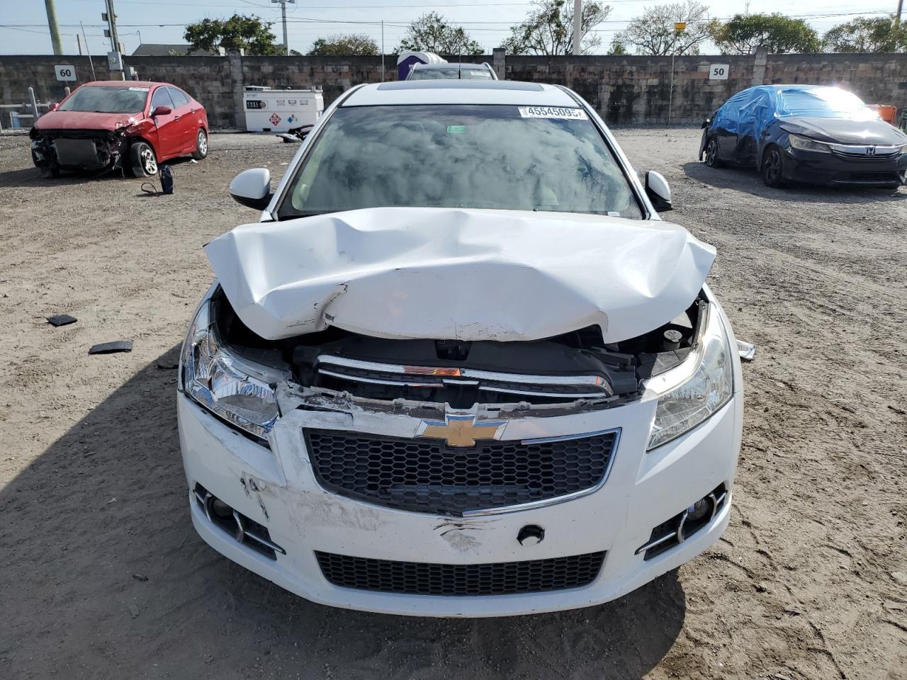 2012 Chevrolet Cruze VIN 1G1PH5SC4C7270400 Copart auction photo, front end / rear end damage thumbnail 5