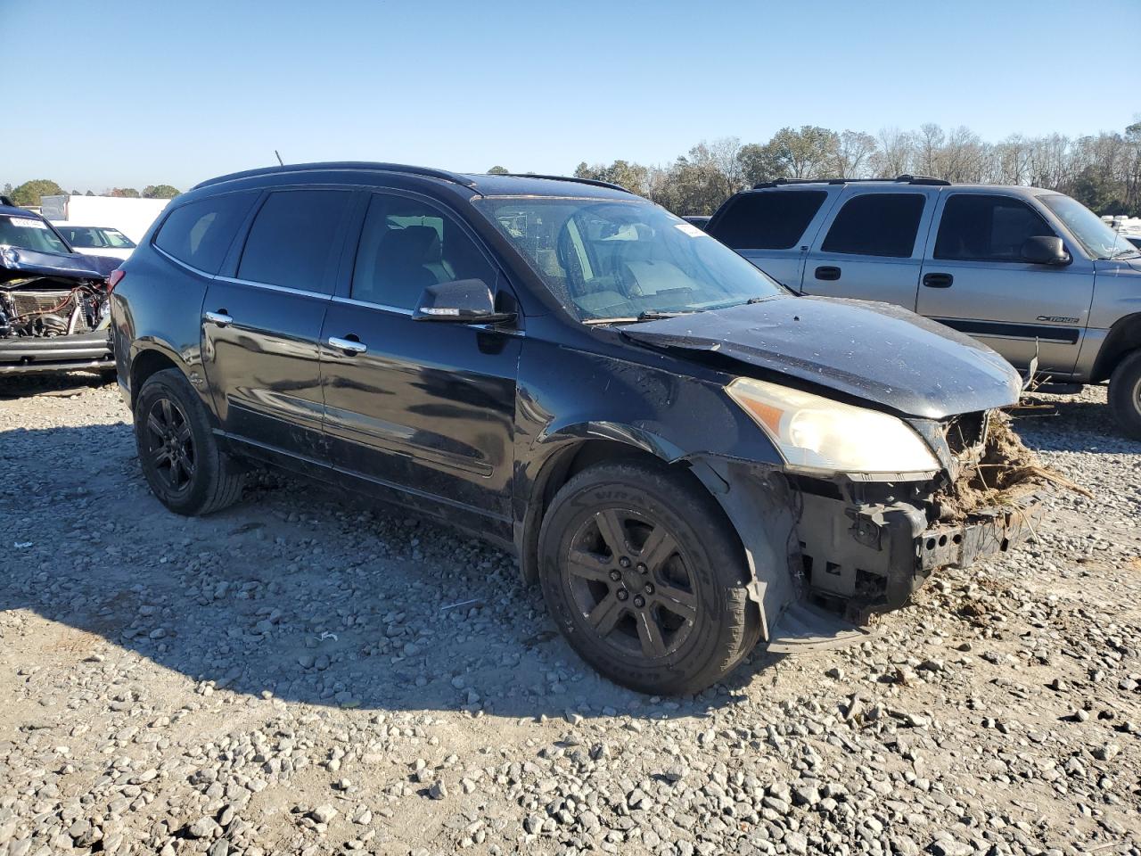 2012 Chevrolet Traverse VIN 1GNKRJED8CJ165185 Copart auction photo, front end damage thumbnail 4