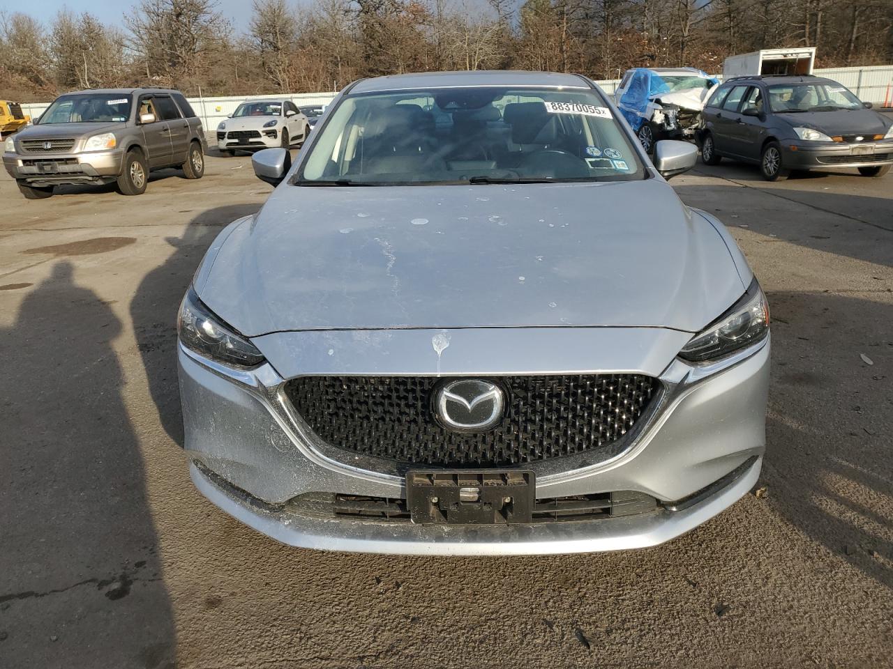 2018 Mazda 6 VIN JM1GL1VM7J1324470 Copart auction photo, rear end / front end damage thumbnail 5