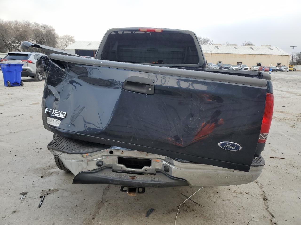 2001 Ford F-150 VIN 1FTRX17W21KA28567 Copart auction photo, rear end damage thumbnail 6