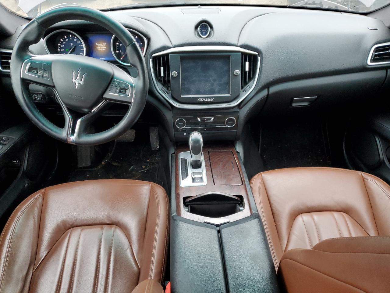 2015 Maserati Ghibli VIN ZAM57RTA1F1145377 Copart auction photo, rear end damage thumbnail 8