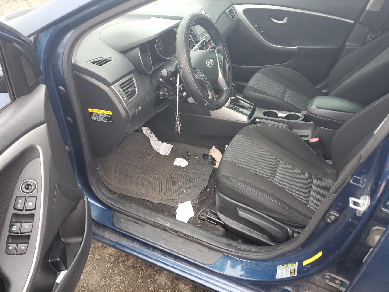 2014 Hyundai Elantra VIN KMHD35LH1EU166160 Copart auction photo, side damage thumbnail 8