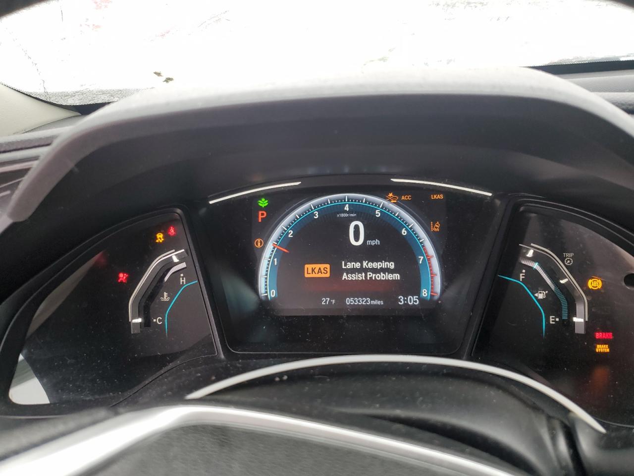 2020 Honda Civic VIN 2HGFC2F66LH557232 Copart auction photo, all over damage thumbnail 9